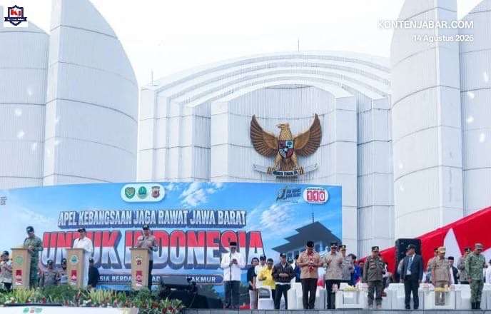 Apel Kebangsaan Jabar Di Monumen Perjuangan, Polda Jabar Dan Forkopimda Teguhkan Komitmen Persatuan