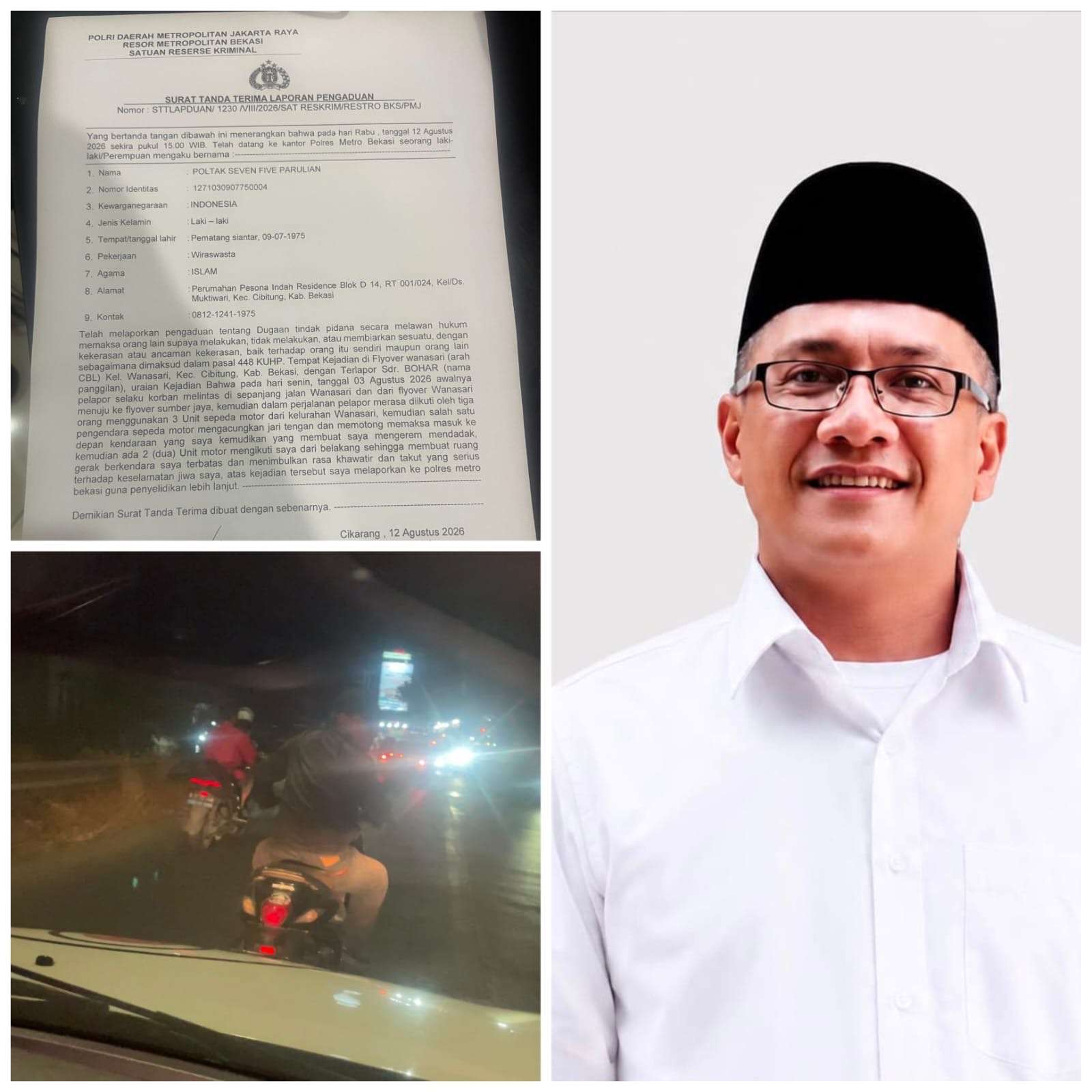 DPP FORMASI: PEMBINA FORMASI TERANCAM NYAWANYA, KETUA DPW JAWA BARAT DESAK POLISI SEGERA TANGKAP PELAKU, BERIKAN BATAS WAKTU 3X24 JAM