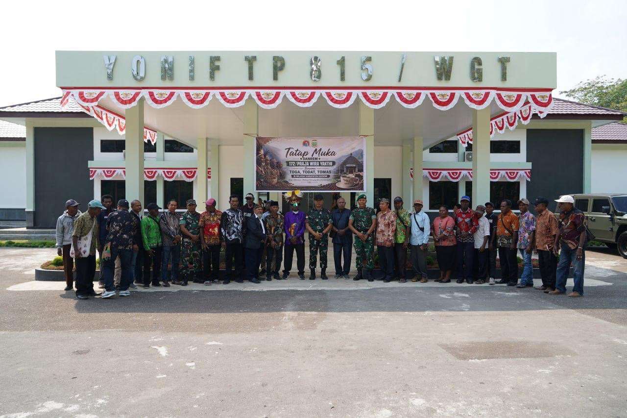 Tatap Muka Danrem 172/PWY Bersama Tokoh Agama, Adat dan Masyarakat Keerom