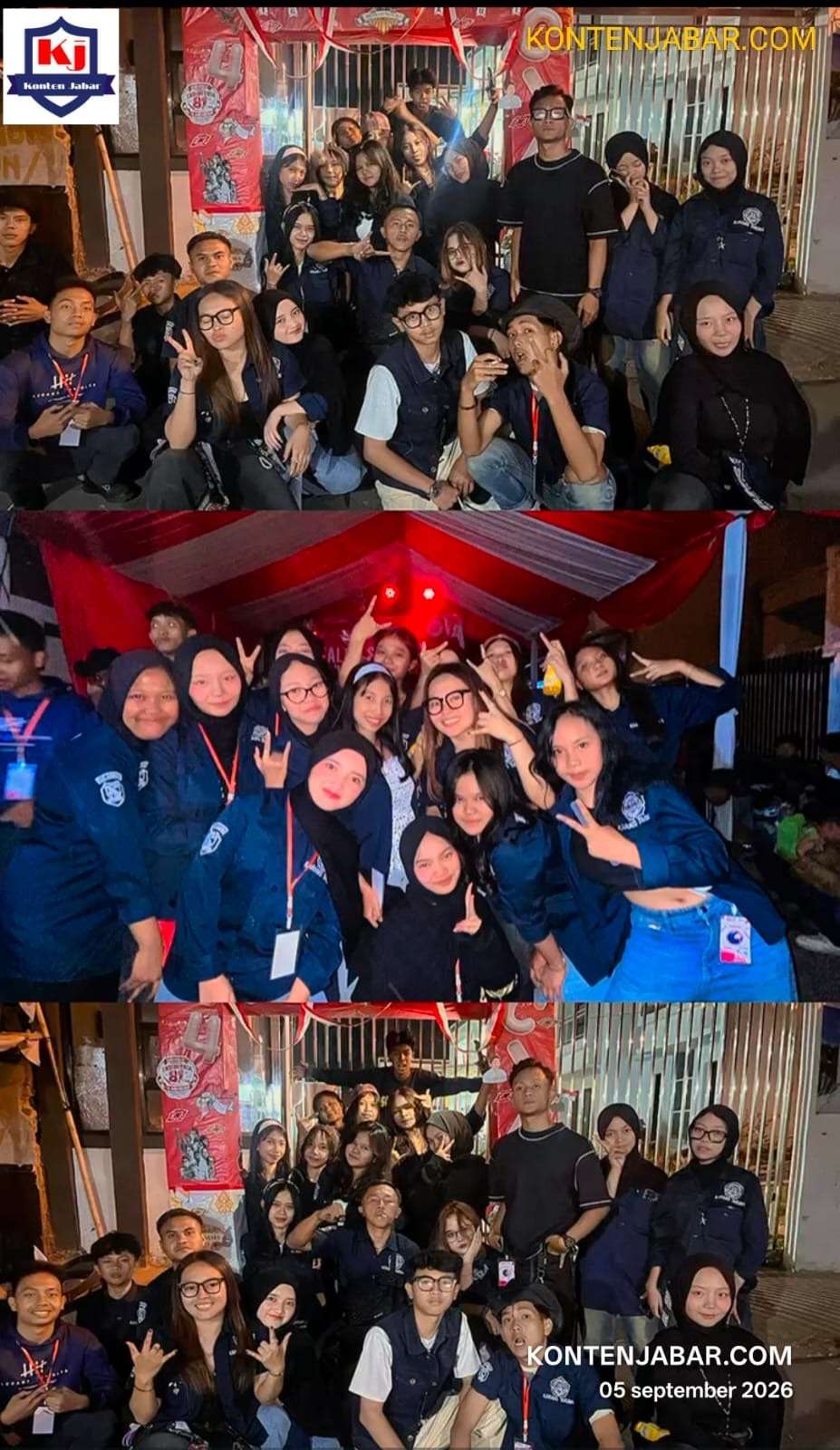Bpk RW 04 DESA CINCIN AJAK WARGA JAGA KEDAMAIAN DI MALAM HIBURAN HUT RI KE-81