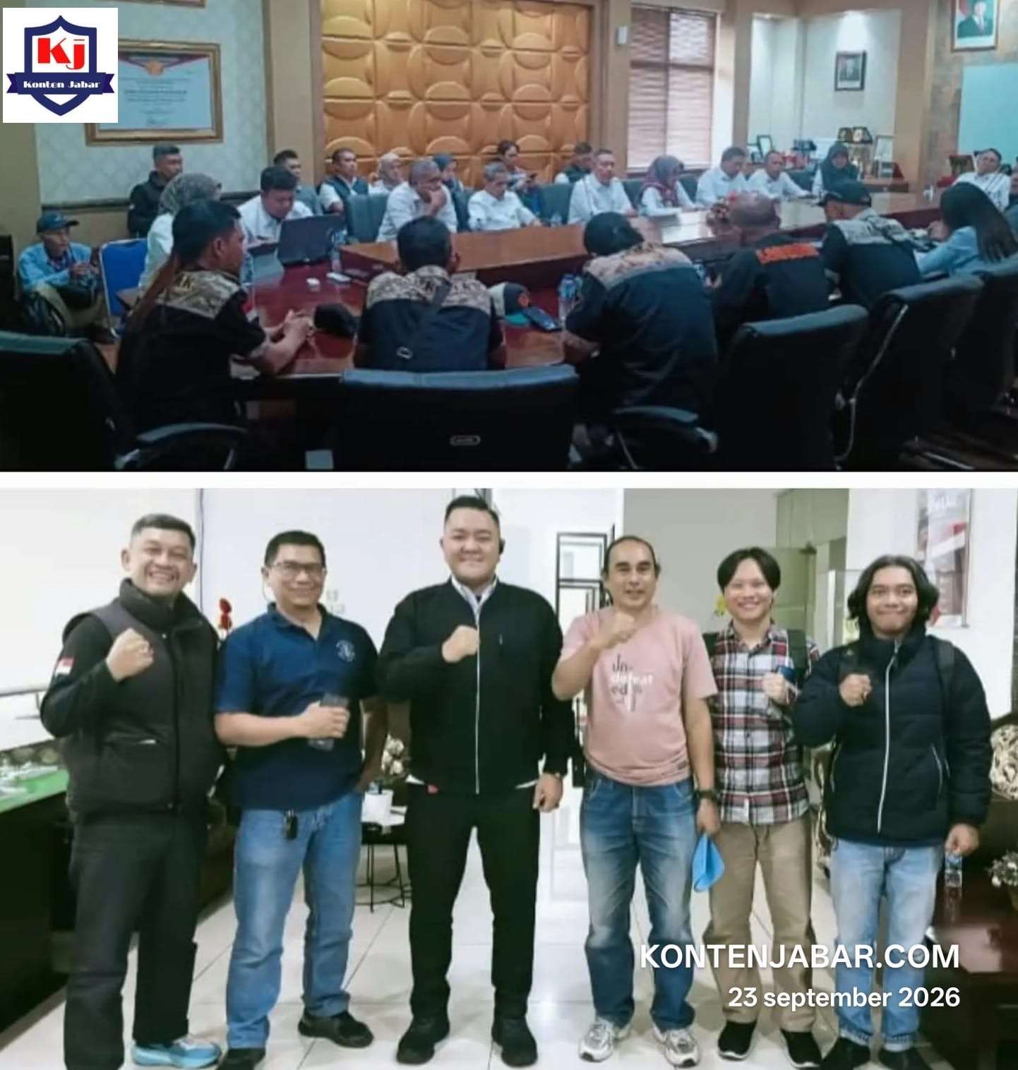 Perkuat Sinergi dan Pelayanan Pertanahan, Ketua Umum LSM KOREK Audiensi dengan Kepala BPN Kota Bandung