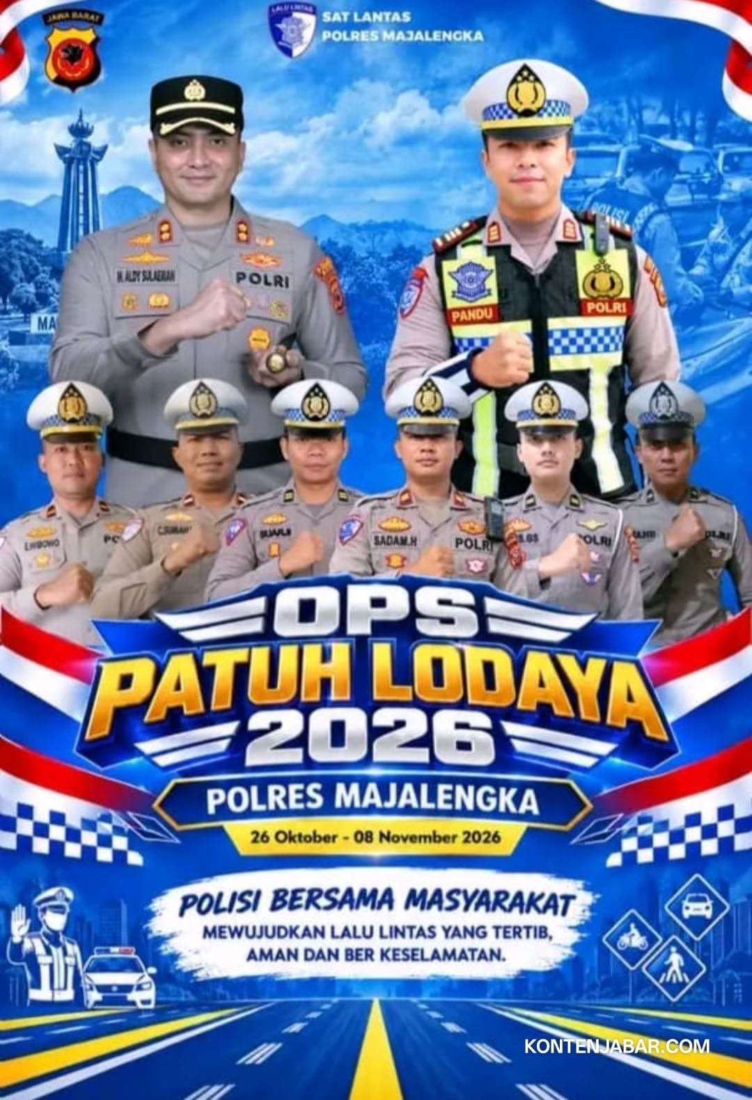Polres Majalengka Gelar Ops Paruh Lodaya 2026, 14 Hari Fokus Tertib Lalu Lintas -Usung Semangat Polisi Bersama Masyarakat