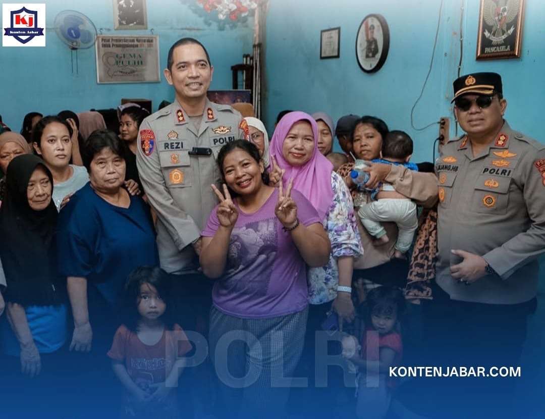 Tak Hanya Menindak, Polda Metro Jaya Hadirkan Trauma Healing dan Bakti Sosial di Kampung Narkoba Jakbar