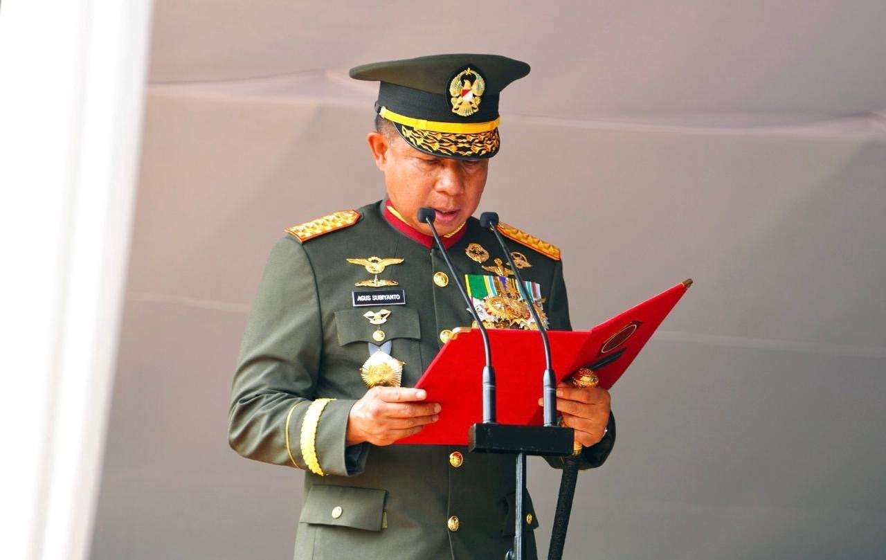 Panglima TNI Pimpin Upacara Pemakaman Alm Jenderal TNI (Purn) Subagyo HS