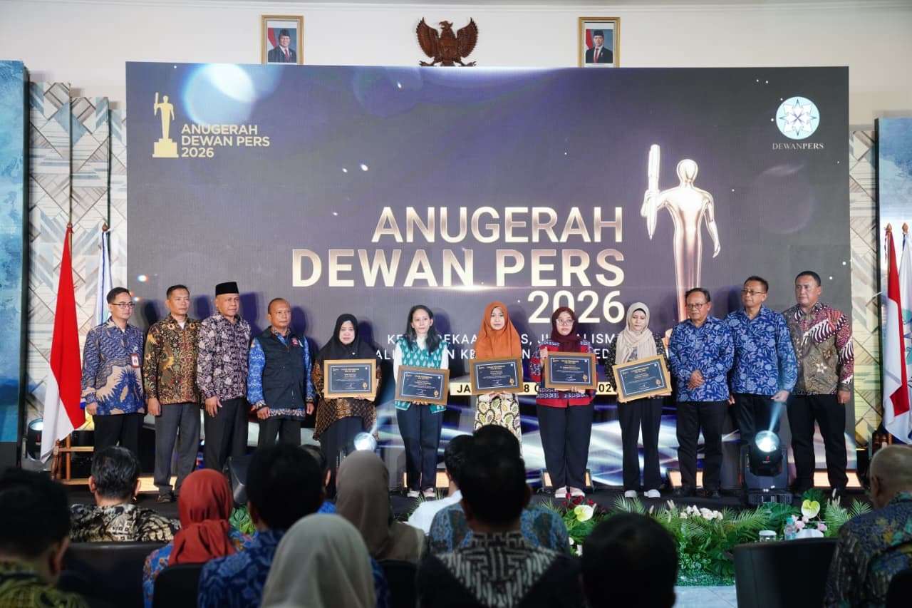 Kapuspen TNI Hadiri Anugerah Dewan Pers 2026